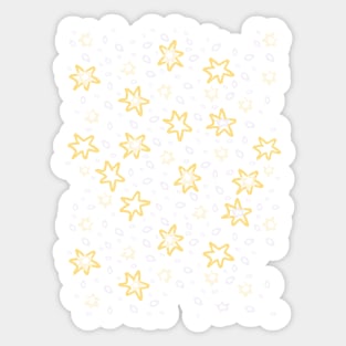 Fun Star Design Sticker